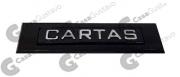 TAPA CARTAS HORIZONTAL 57X230 MM NEGRO 2970601