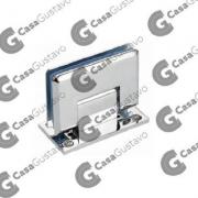 BISAGRA P/MAMPARA DE VIDRIO CROMADO VIDRIO HB-1090