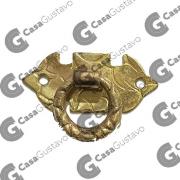 TIRADOR ARGOLLA BASE HORIONTAL CH. ORO (4086)