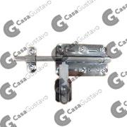 PASADOR DE ACERO CINCADO CON PORTACANDADO 210MM 20
