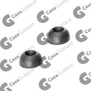 TOPE 1/2 ESFERA NEGRO (1062)